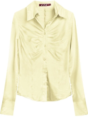 BAWEŁNIANA KOSZULA JASNOŻÓŁTA (1013)