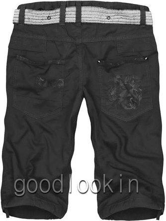 KRÓTKIE CZARNE SPODENKI GO-START (1298M)