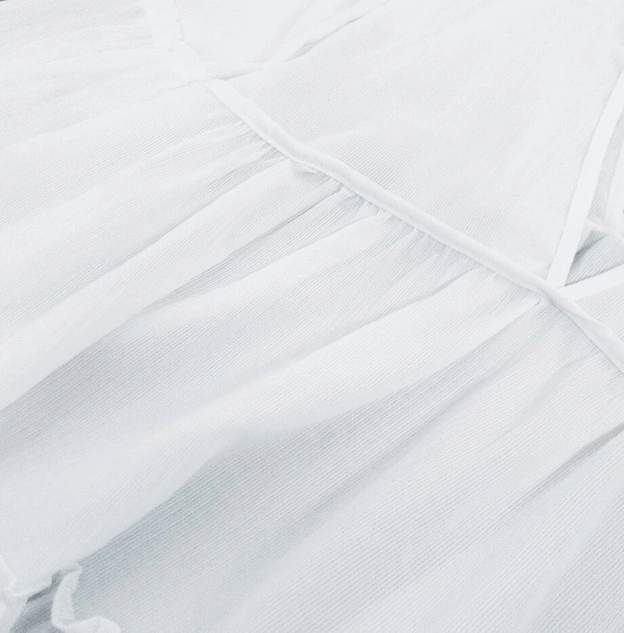 ZWIEWNA TUNIKA PLAŻOWA BOHO BIAŁA (600ART)