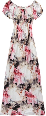 SUKIENKA Z ODKRYTYMI RAMIONAMI CZERWONO-RÓŻOWA (71024#)