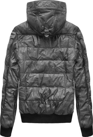 KURTKA ZIMOWA NA MISIU GRAFITOWA (51030)