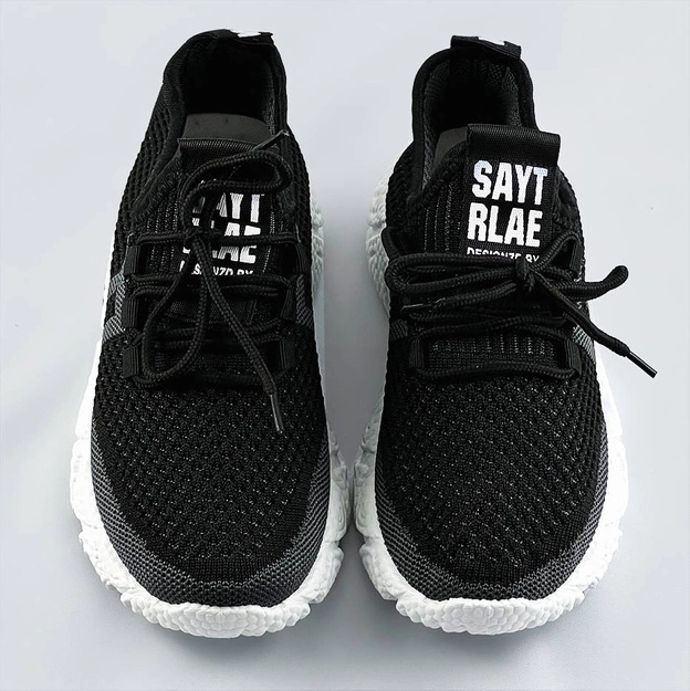 Miękkie buty sportowe damskie czarne (blx-002)