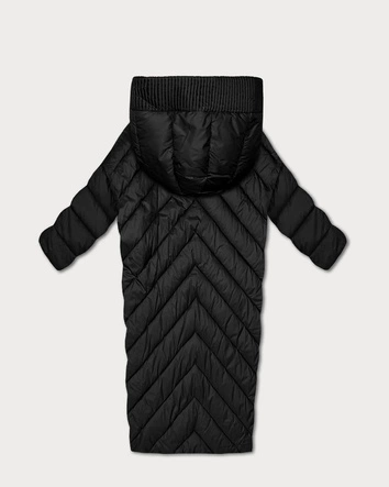 Kurtka zimowa typu nietoperz Minority czarna (P3-6026-1)