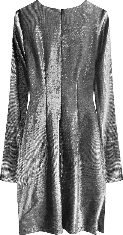 SUKIENKA Z DRAPOWANYM DOŁEM SREBRNA 2 (509ART)