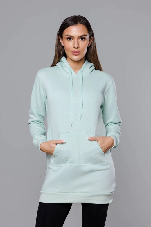Damska bluza kangurka pistacja (YS10003-39)