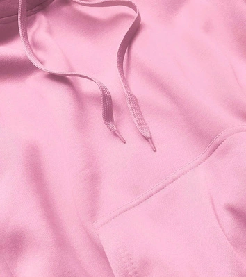 Damska bluza dresowa różowa (W02-20)