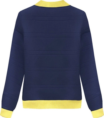 KURTKA BOMBERKA GRANATOWA (026LJ)