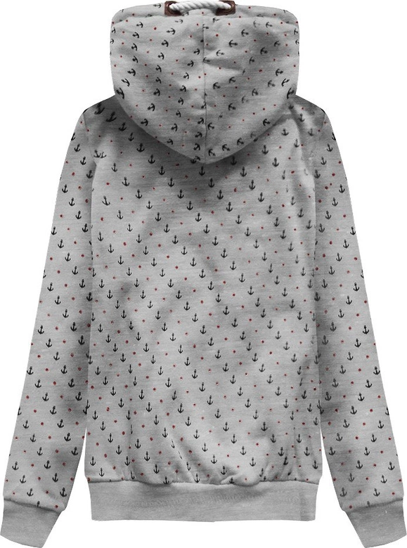 BLUZA Z KAPTUREM SZARA (1911)