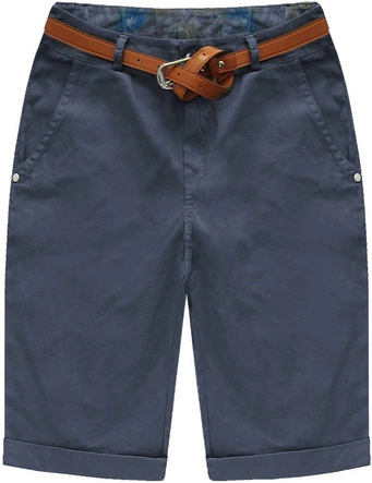 BERMUDY Z PASKIEM GRANATOWE (77ART)