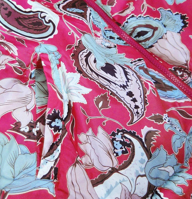 Damska kurtka dwustronna różowa (7174)