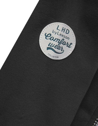 BLUZA Z KAPTUREM CZARNA (525A)