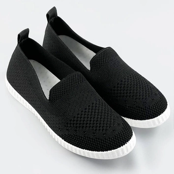 Ażurowe tenisówki czarne (xa105)