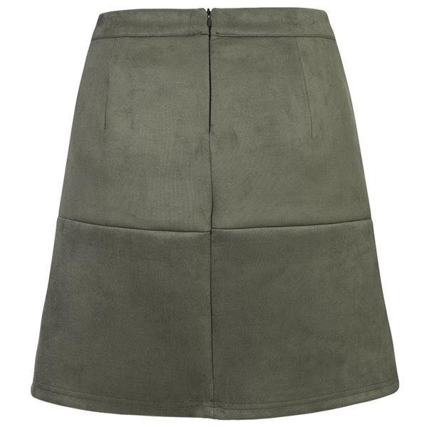 SPÓDNICA Z PRZESZYCIAMI KHAKI (SP7)