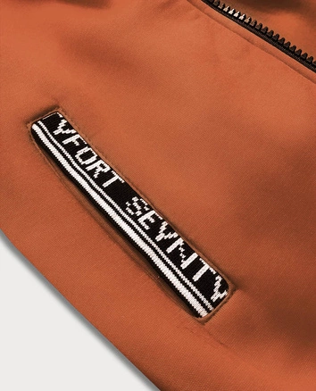 Sportowa bluza damska ruda (amg-36)