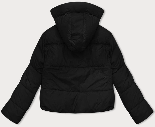 Krótka zimowa kurtka damska puchowa J Style czarna (16M9188-392)