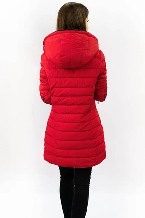 WODOODPORNA DAMSKA KURTKA ZIMOWA CZERWONA (M-13)