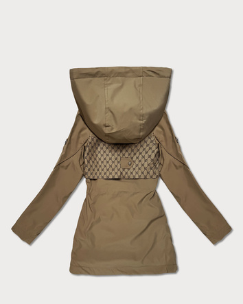 Damska kurtka z monogramem Goodlookin khaki (KK60412-2#)