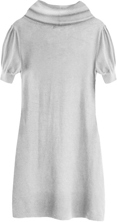 SWETERKOWA TUNIKA Z GOLFEM JASNOSZARA (1186)