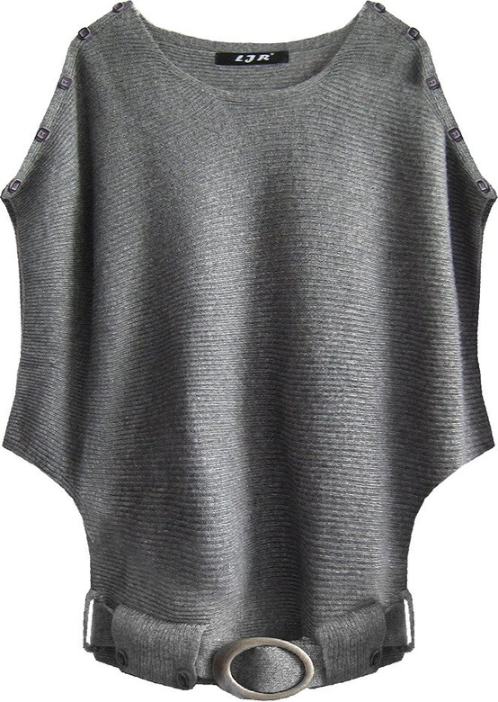 KRÓTKI NIETOPERZOWY SWETEREK JASNOSZARY (X1184X)