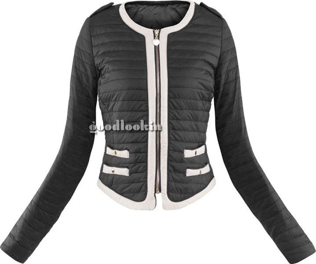 CZARNA KURTKA MISS GRACE (8804)