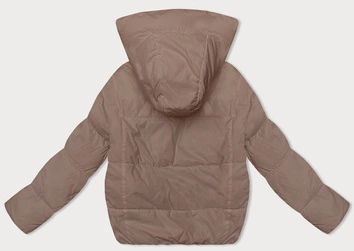 Sportowa kurtka damska ciemny beż (3096)