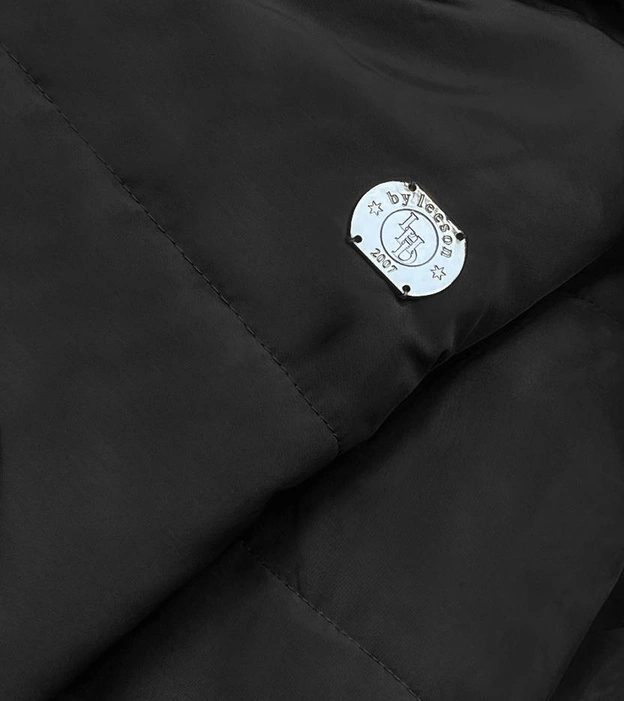 Kurtka zimowa damska czarna (M-21305)