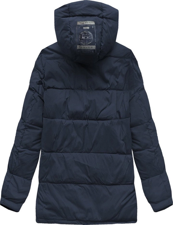 KURTKA ZIMOWA Z PUCHEM NATURALNYM GRANAT 1 (5011)