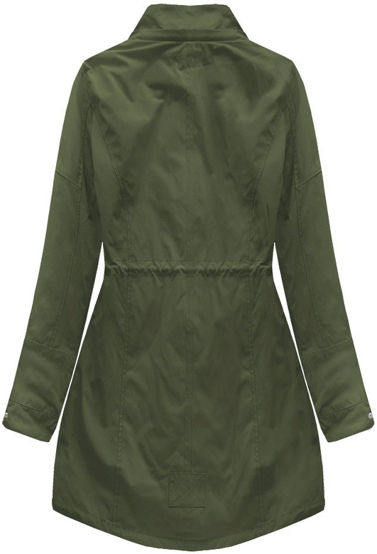 DWUSTRONNA PARKA Z KAPTUREM KHAKI (W0232BIG)