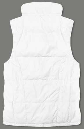 DWUSTRONNA KAMIZELKA DAMSKA BIAŁA (2383)