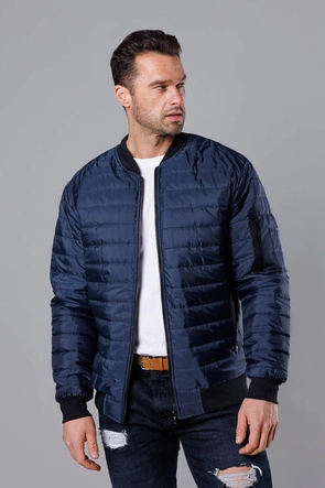 Pikowana bomberka męska granatowa (MY02-2)