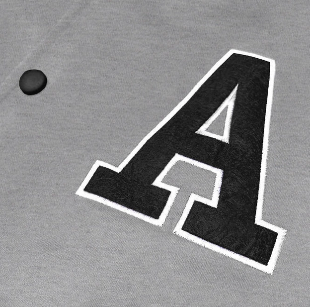 Męska bluza bejsbolówka szara (8B1157-2)