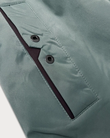 Prosta kurtka damska z kapturem LHD jasny zielony (LHD-24590)