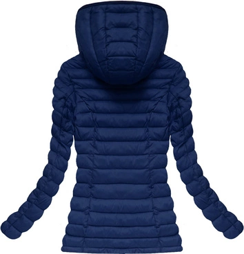 PIKOWANA KURTKA GRANATOWA (7115BIG)