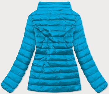 Lekka pikowana kurtka damska niebieska (20311-243)