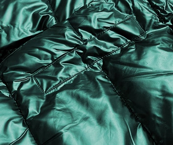 DWUSTRONNA KURTKA DAMSKA ZIMOWA ZIELONO-BEŻOWA (HS-806)