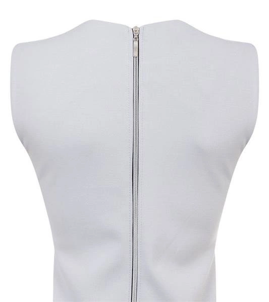 SZARA SUKIENKA Z ZAMKIEM NA PLECACH (GOOD19)