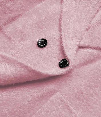 Krótka narzutka alpaka blady róż (CJ65)