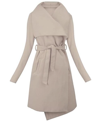 DŁUŻSZA NARZUTKA WATERFALL BEŻOWORÓŻOWA (NA296)