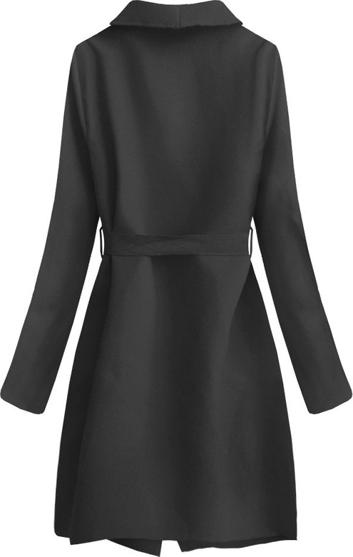 MINIMALISTYCZNY PŁASZCZYK GRAFITOWY 2 (552ART)