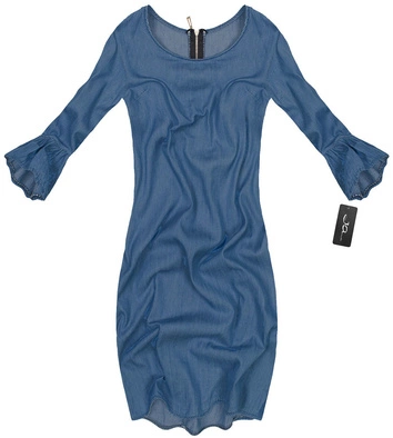 JEANSOWA SUKIENKA GRANATOWA (8746)