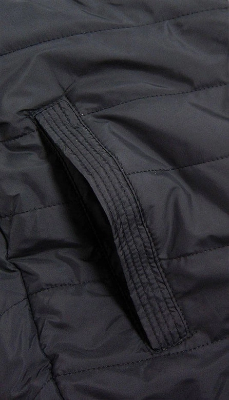 Dwustronna kurtka damska czerwono-czarna (w653)