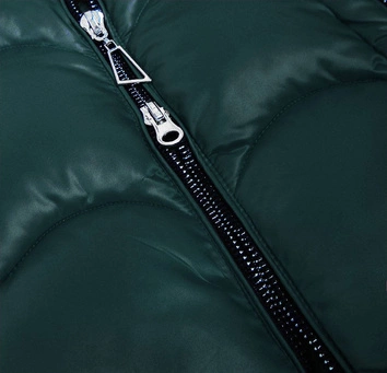 PIKOWANA KURTKA ZIMOWA DAMSKA MORSKA (C918)