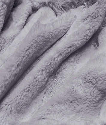 DAMSKA KURTKA JEANSOWA Z FUTRZANĄ PODSZEWKĄ NIEBIESKO - SZARA (9026#)