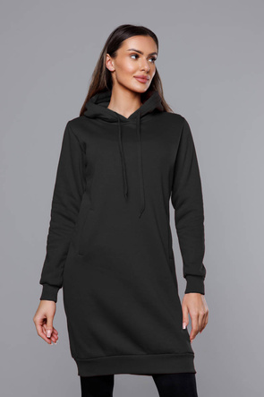 Długa bluza dresowa czarna (YS10005-3)