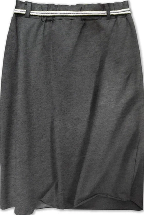 DRESOWA SPÓDNICA Z KIESZENIAMI GRAFIT (592ART)