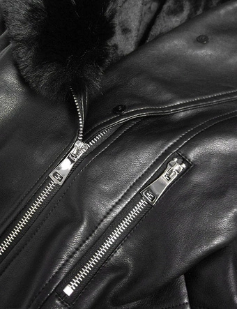 RAMONESKA Z ODPINANYM FUTERKIEM CZARNA (5523BIG)