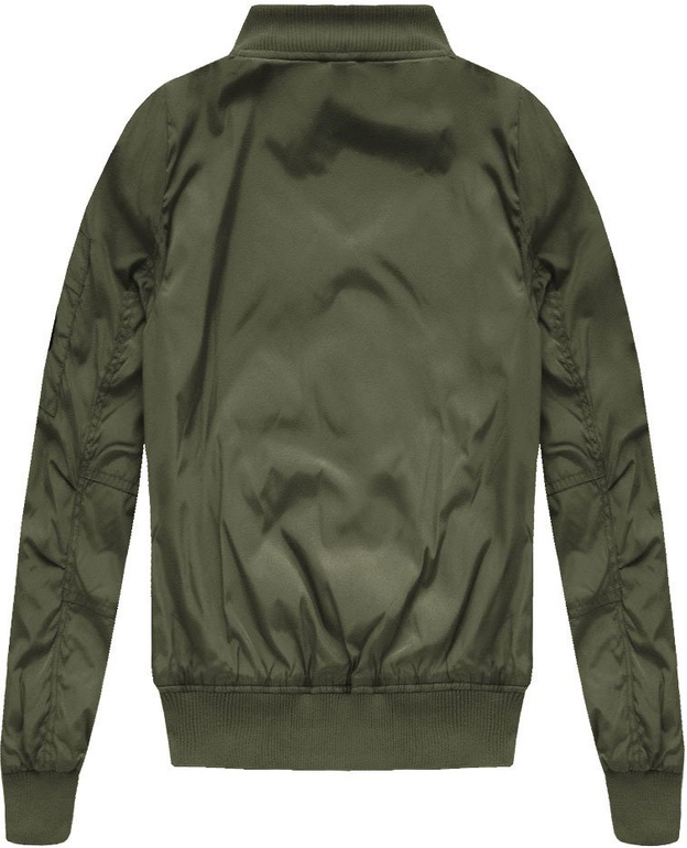 KURTKA BOMBER Z NASZYWKAMI I NITAMI ARMY (W561)
