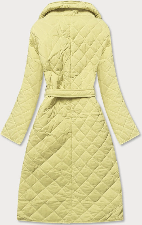 PIKOWANA KURTKA Z KOŁNIERZEM ŻÓŁTA (AG8-8010)