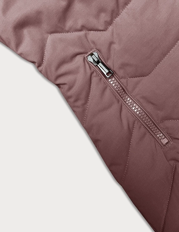 Kurtka damska z kapturem J Style różowa (16M9121-51)