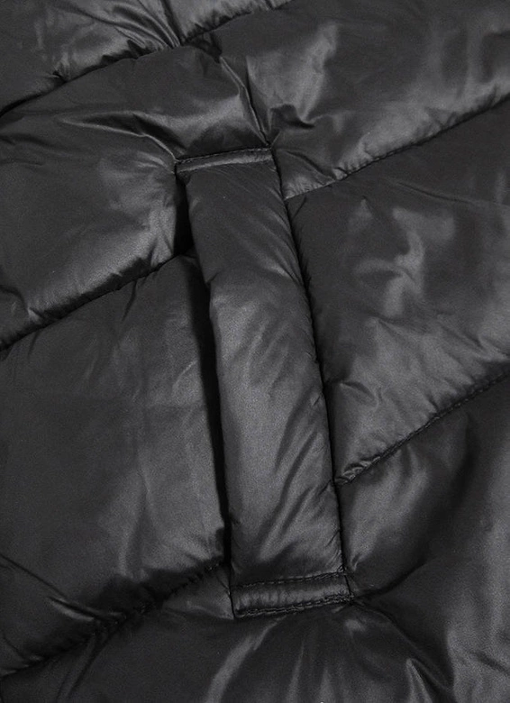 DWUSTRONNA DAMSKA KURTKA ZIMOWA MORO BIAŁA/CZARNA (X003X)